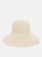 Бежевая шляпа с широкими полями | 6840383 | фото 2