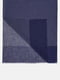 Хлопково-льняной синий шарф в горох (45х170см) | 6840384 | фото 4