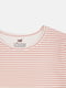 Полосатая розовая футболка | 6840426 | фото 3