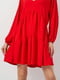 Коротка червона сукня вільного фасону | 6840441 | фото 4