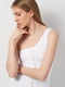 Облягаюча біла сукня-міні на одне плече | 6840557 | фото 4