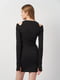 Облягаюча чорна міні-сукня | 6840564 | фото 3