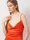Оранжевое платье в бельевом стиле | 6840579 | фото 4