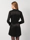 Розкльошена чорна сукня-сорочка | 6840582 | фото 3
