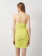 Драпована облягаюча сукня салатового кольору | 6840602 | фото 3