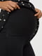 Брюки для беременных черные с задними карманами | 6844287 | фото 4