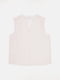 Розовая блуза с фигурным вырезом | 6844325 | фото 2