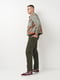 Повседневные брюки цвета хаки | 6844351 | фото 2