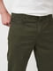 Повседневные брюки цвета хаки | 6844351 | фото 4