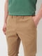 Темно-бежевые брюки кэжуал с карманами | 6844356 | фото 4