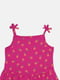 Темно-рожевий сарафан з принтом та відрізною спідницею | 6844398 | фото 3