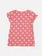 Розовая хлопковая футболка с принтом | 6844412 | фото 2