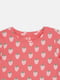 Розовая хлопковая футболка с принтом | 6844412 | фото 3
