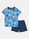 Хлопковая пижама: футболка и шорты | 6844428