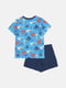 Хлопковая пижама: футболка и шорты | 6844428 | фото 2