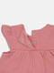 Темно-розовое хлопковое платье с рюшами | 6844437 | фото 4