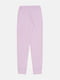 Пижамные брюки сиреневого цвета на резинке | 6844452 | фото 2
