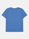 Синя бавовняна футболка з принтом | 6844505 | фото 2