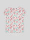 Різнокольорова бавовняна футболка в принт | 6844514 | фото 2