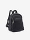 Черный кожаный рюкзак на молнии | 6838325 | фото 3