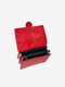Красная кожаная сумка через плечо с клапаном | 6838419 | фото 4