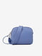 Синя шкіряна сумка через плече | 6838422 | фото 2