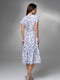 Біла сукня-трапеція з воланом | 6845050 | фото 3