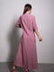 Темно-рожева сукня-сорочка з розрізами | 6845104 | фото 3
