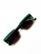 Зелено-бежеві прямокутні сонцезахисні окуляри | 6845194 | фото 2