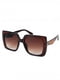 Темно-коричневі квадратні сонцезахисні окуляри | 6845198