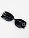 Чорні окуляри з овальною оправою | 6845207 | фото 2