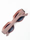 Рожеві окуляри з футуристичною оправою | 6845232 | фото 2