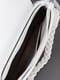Біла крос-боді з плетеною ручкою | 6845245 | фото 3