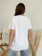 Біла вільна футболка з анімалістичним принтом | 6845317 | фото 3