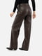 Жіночі штани 36 коричневий Lefon ЦБ-00241713 | 6840752 | фото 4