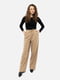 Жіночі штани 36 бежевий Lefon ЦБ-00241717 | 6840753 | фото 2