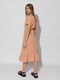 Жіноча сукня S персиковий SHENAZ ЦБ-00219260 | 6840762 | фото 3