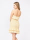 Сукня жіноча 34 жовтий Yuki ЦБ-00173838 | 6840809 | фото 4