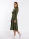 Жіноча сукня з довгим рукавом 50 оливковий Yuki ЦБ-00210694 | 6840816 | фото 3