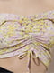 Жіноча коротка блуза S жовтий Divоn ЦБ-00219014 | 6840895 | фото 2