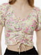 Жіноча коротка блуза S рожевий Divоn ЦБ-00219015 | 6840896 | фото 2