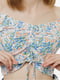 Жіноча коротка блуза M блакитний Divоn ЦБ-00219016 | 6840897 | фото 2
