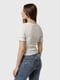 Жіноча блуза жатка з коротким рукавом XS-S білий Busem ЦБ-00219039 | 6840902 | фото 3