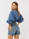 Жіноча коротка блуза S синій Yuki ЦБ-00219300 | 6840907 | фото 3