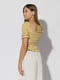 Жіноча коротка блуза L персиковий SHENAZ ЦБ-00220453 | 6840908 | фото 3