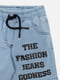 Шорти джинсові для дівчинки 128 блакитний ALG ЦБ-00192309 | 6841039 | фото 2
