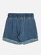 Шорти джинсові для дівчинки 98 синій ALG ЦБ-00220445 | 6841061 | фото 3