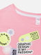 Футболка для дівчинки 110 рожевий Difa ЦБ-00192925 | 6841091 | фото 2