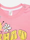 Футболка для дівчинки 68 рожевий Difa ЦБ-00210826 | 6841163 | фото 2