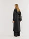 Пальто жіноче One Size чорний Yuki ЦБ-00230013 | 6841183 | фото 3